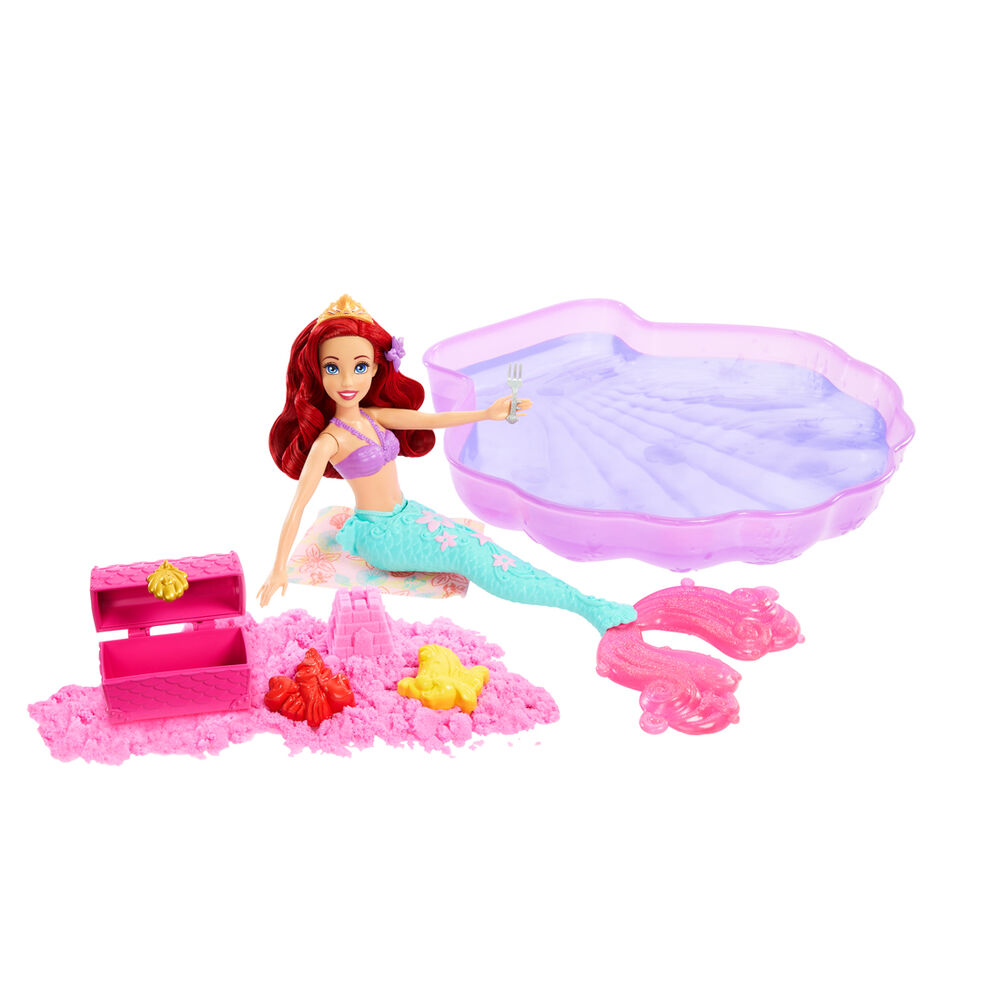Muñeca Ariel Agua y Arena La Sirenita Disney