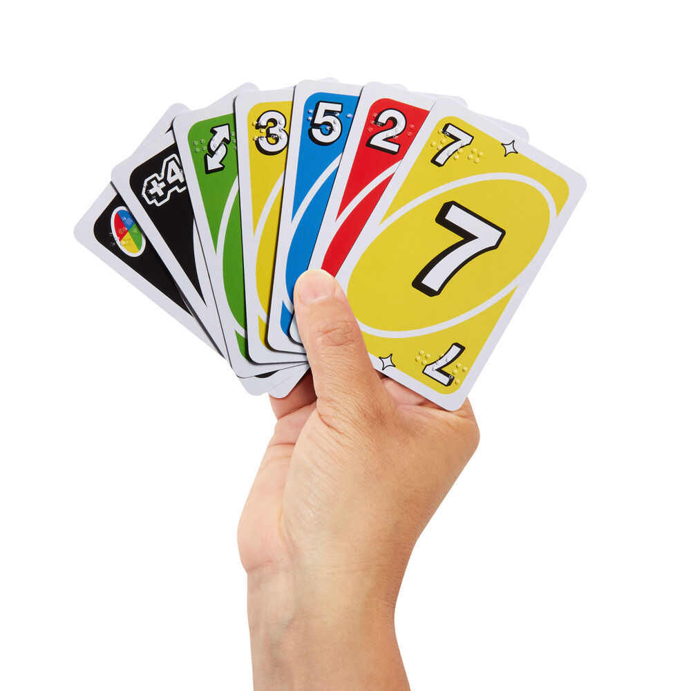 Juego cartas UNO Braille - Imagen 3