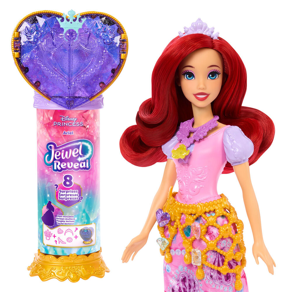 Muñeca Ariel Reveal La Sirenita Disney - Imagen 3