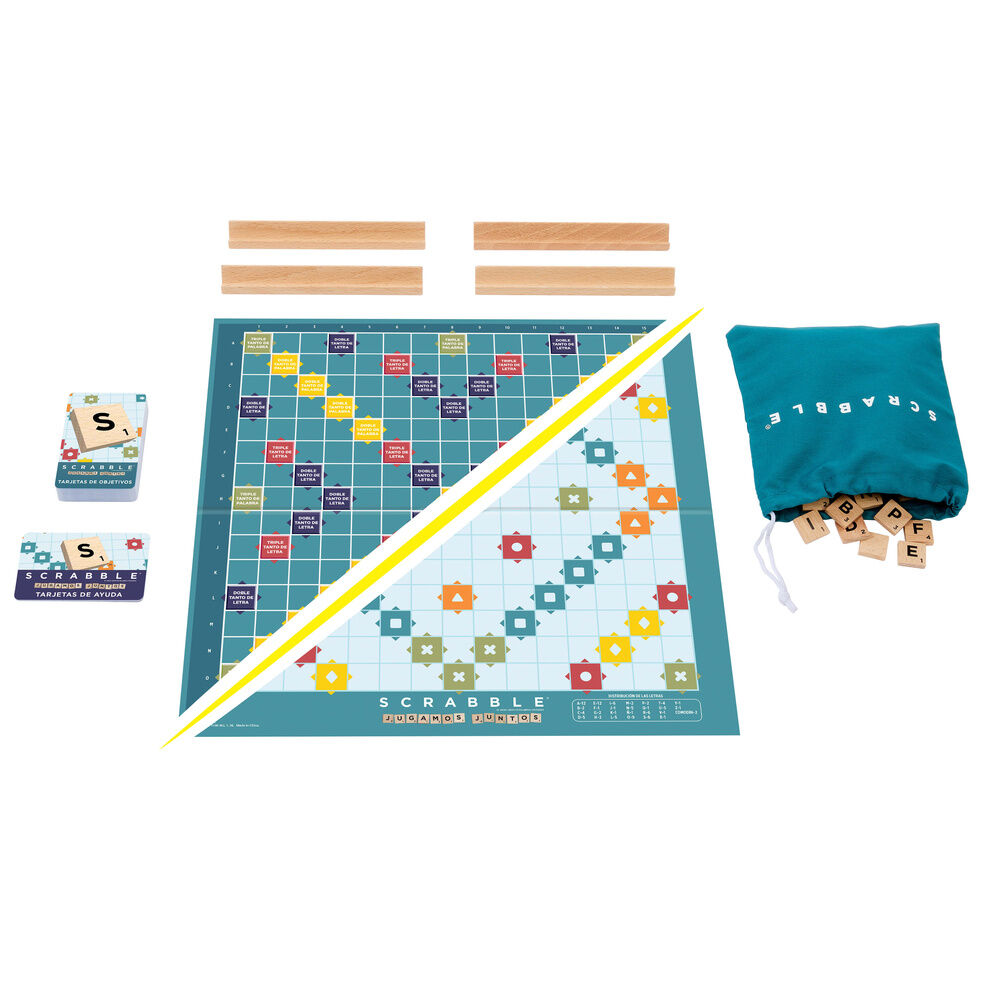 Juego mesa Scrabble Core Wood español - Imagen 4