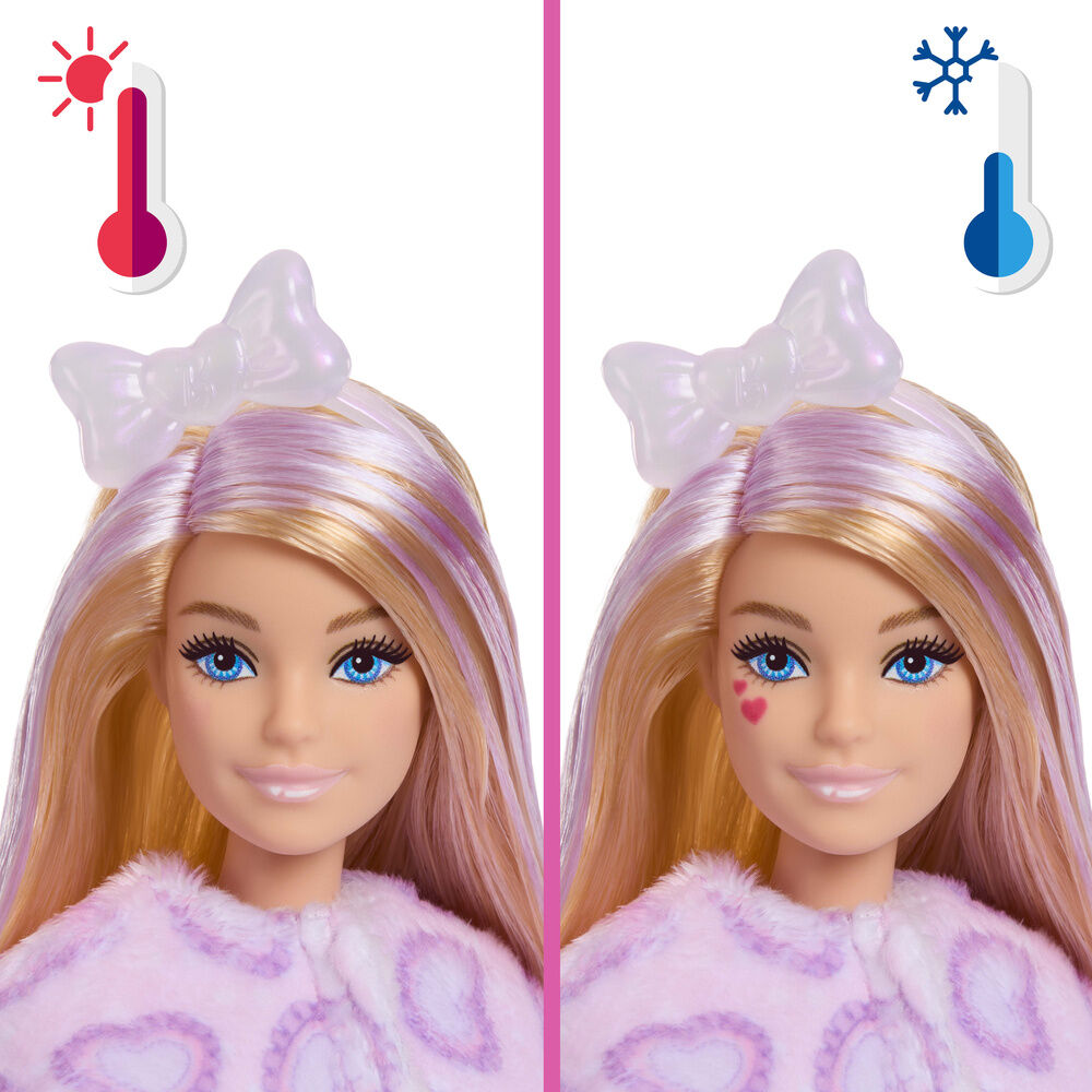 Muñeca Gatito Lila Cutie Reveal Lazos Dulces Barbie - Imagen 4