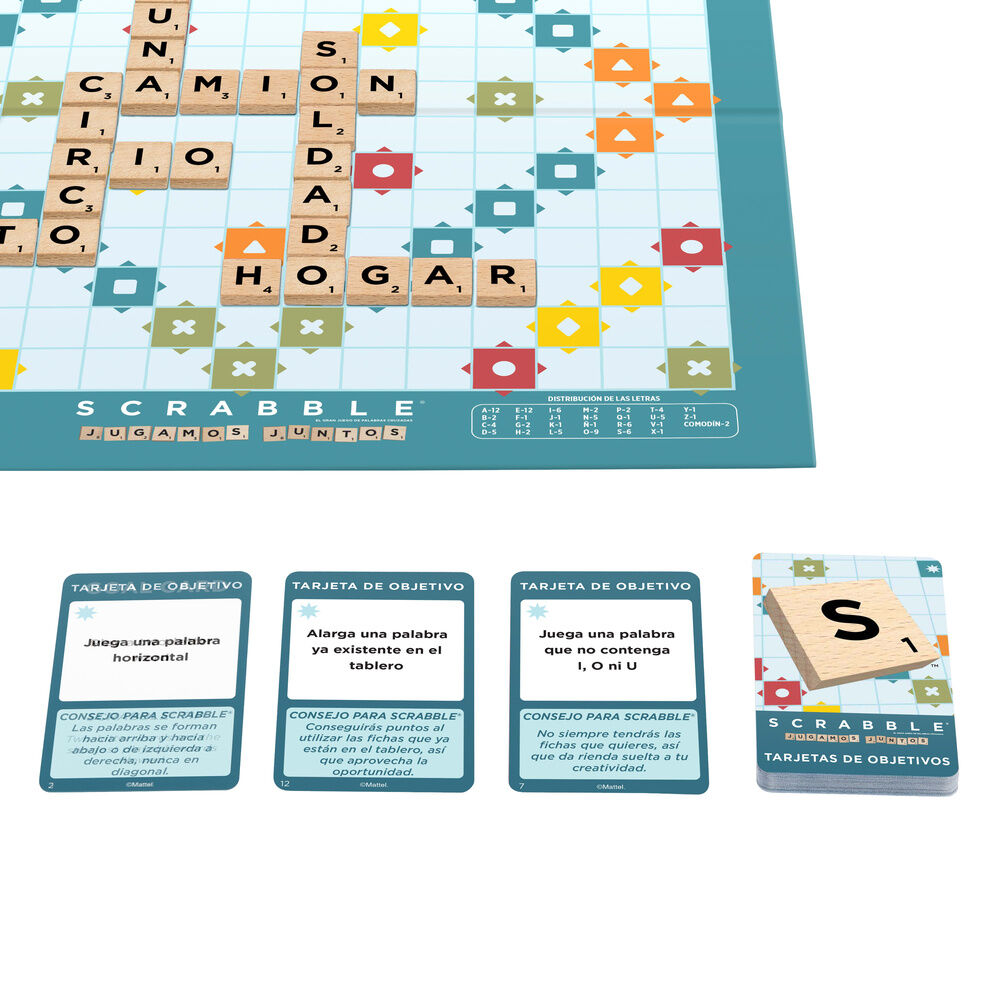 Juego mesa Scrabble Core Wood español - Imagen 5