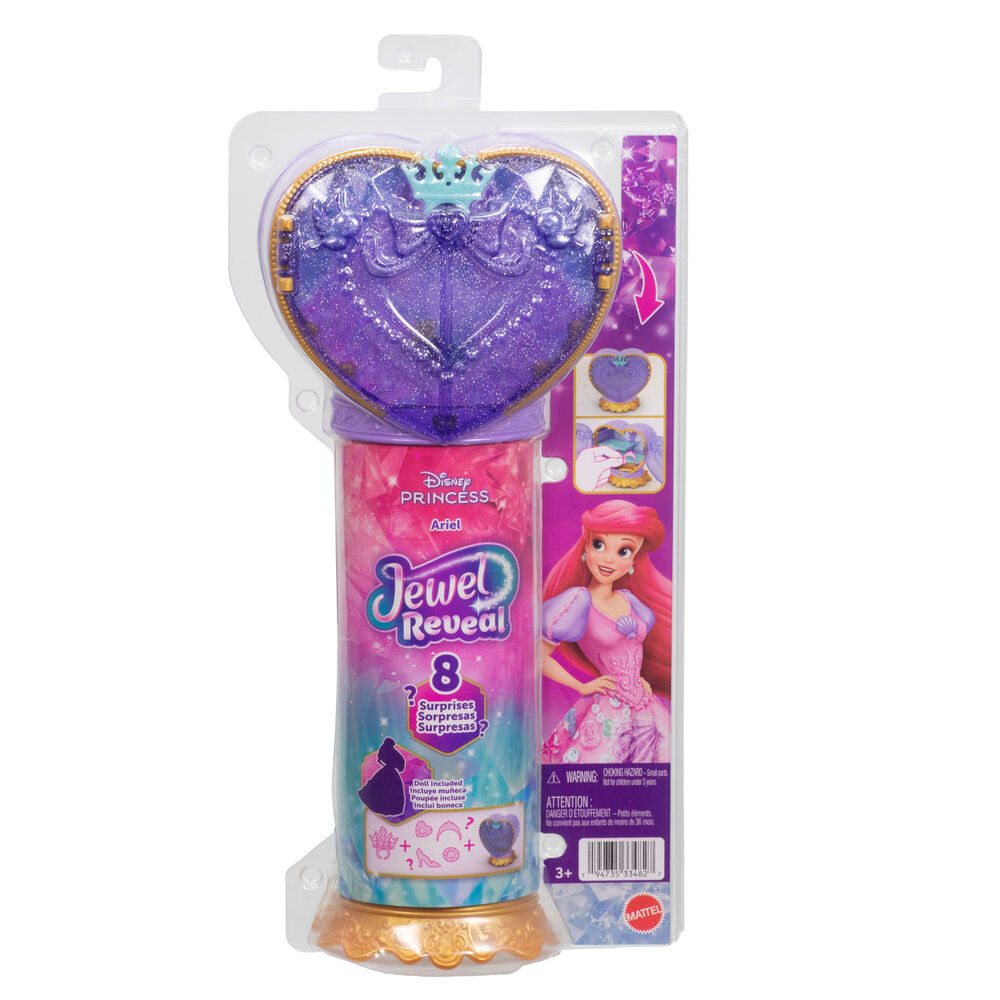 Muñeca Ariel Reveal La Sirenita Disney - Imagen 5