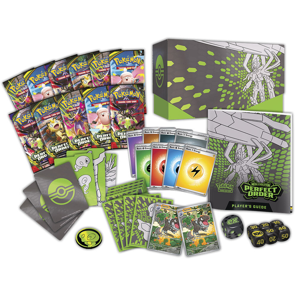 Estuche cartas Entrenador Elite Perfect Order Pokemon ingles - Imagen 3