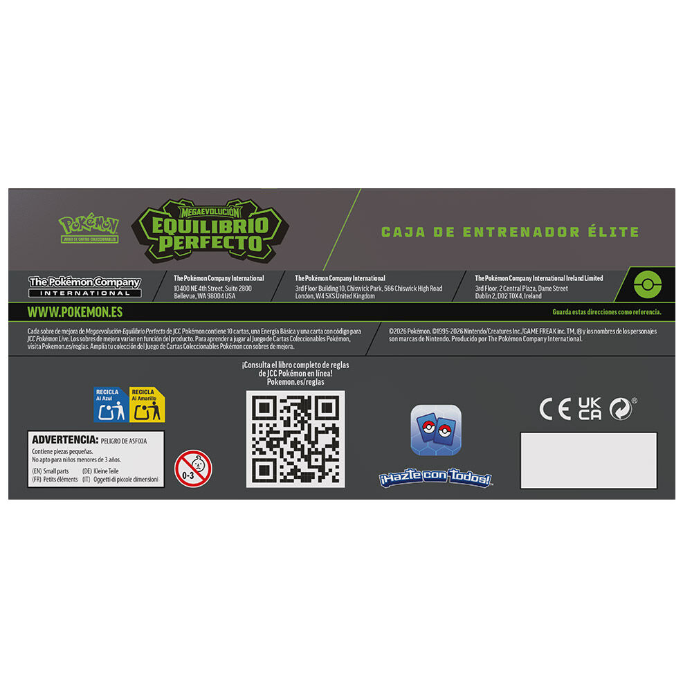 Estuche cartas Entrenador Elite Equilibrio Perfecto Pokemon español - Imagen 3