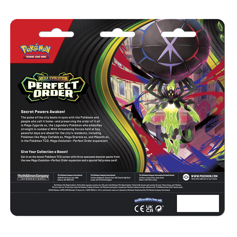 Blister cartas 3 sobres Equilibrio Perfecto Pokemon ingles