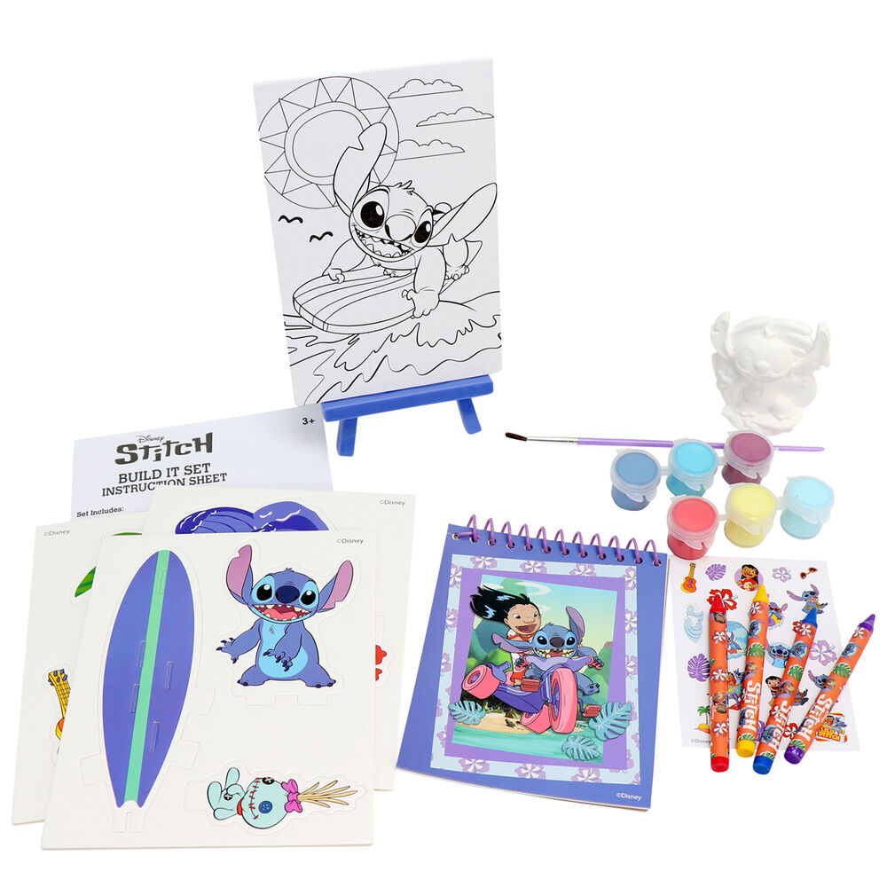 Set papeleria cubo Stitch Disney