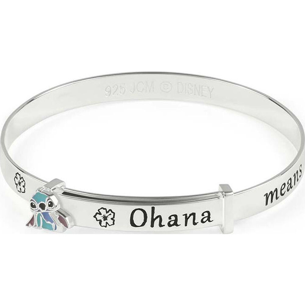 Pulsera Onaha Means Family Stitch Disney plata