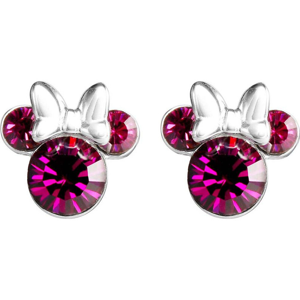 Pendientes Octubre Minnie Disney plata