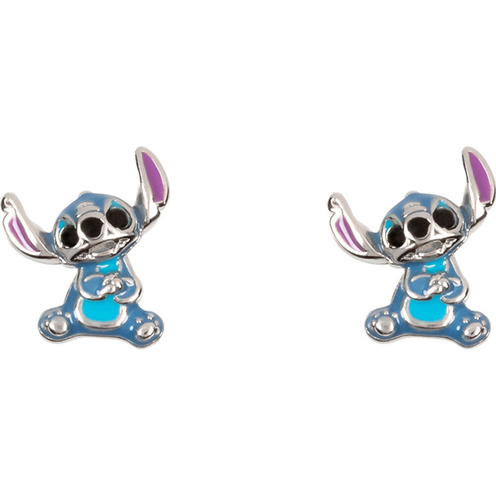 Pendientes Stitch Disney plata