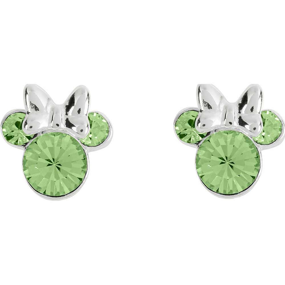 Pendientes Agosto Minnie Disney plata