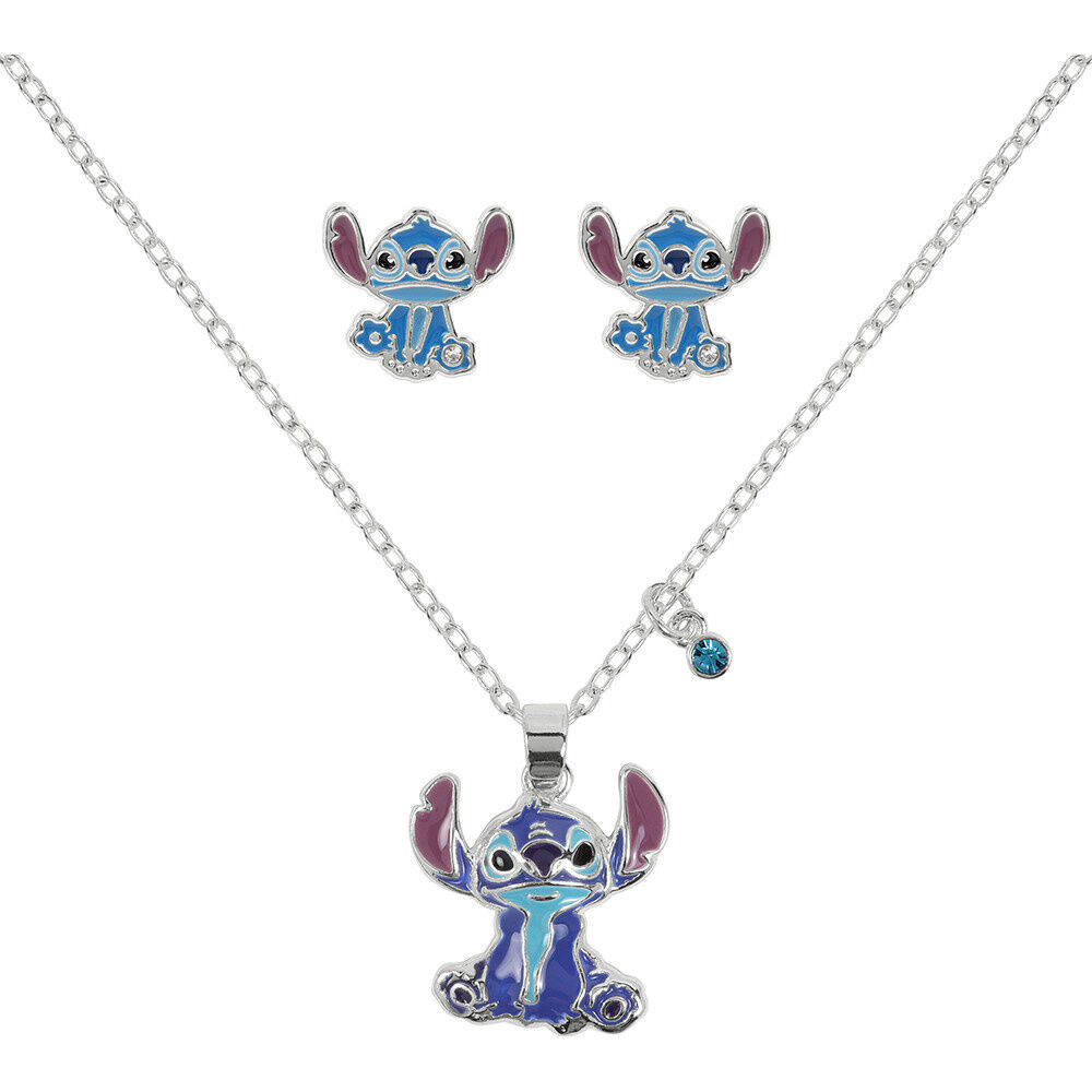 Set colgante + pendientes Stitch Disney