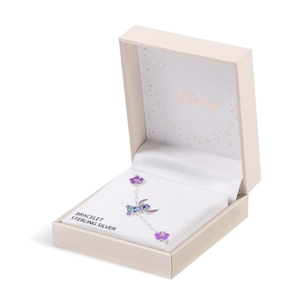 Pulsera Stitch Disney plata