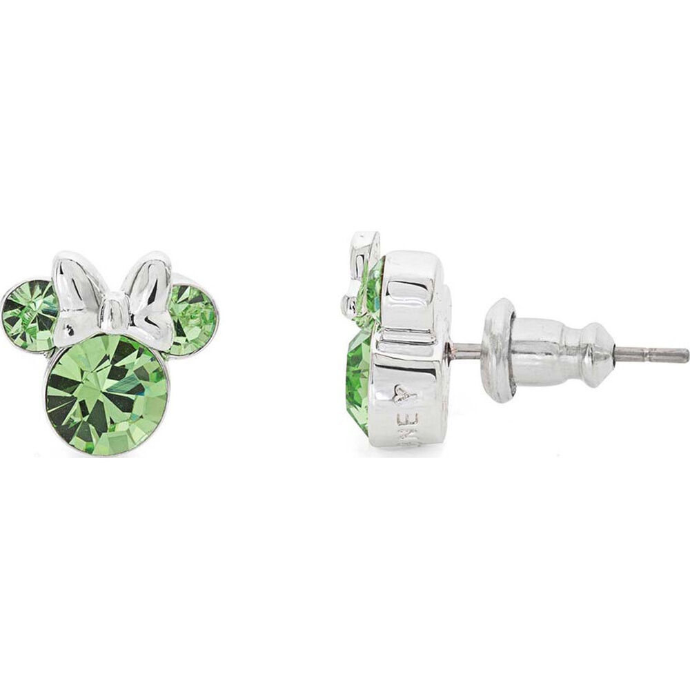 Pendientes Agosto Minnie Disney plata