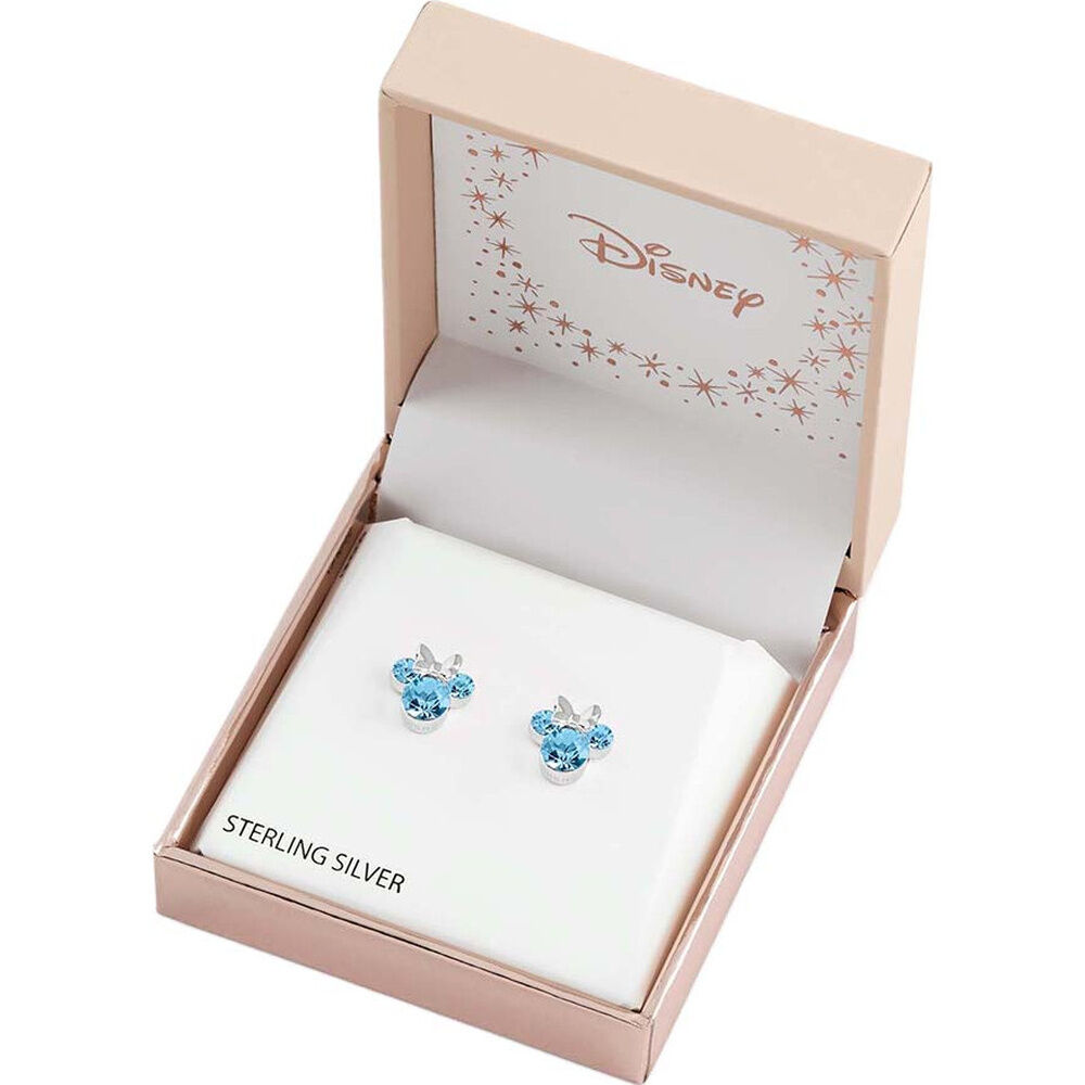 Pendientes Marzo Minnie Disney plata