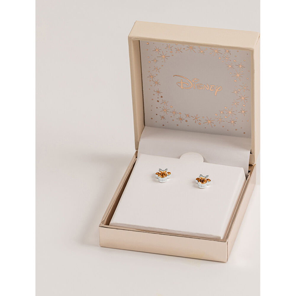 Pendientes Noviembre Minnie Disney plata