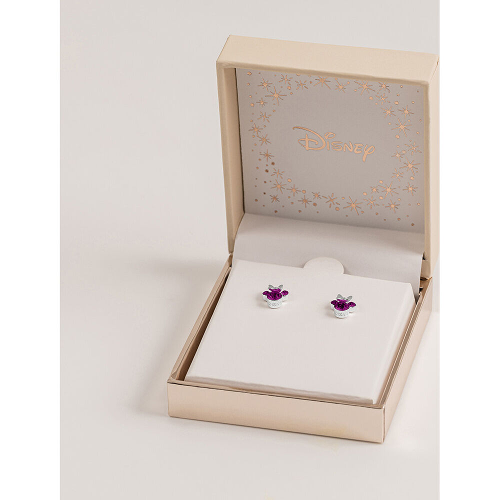 Pendientes Octubre Minnie Disney plata