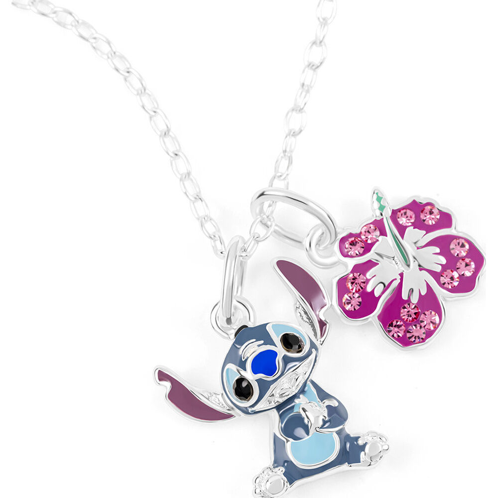 Colgante Charm Stitch Disney plata