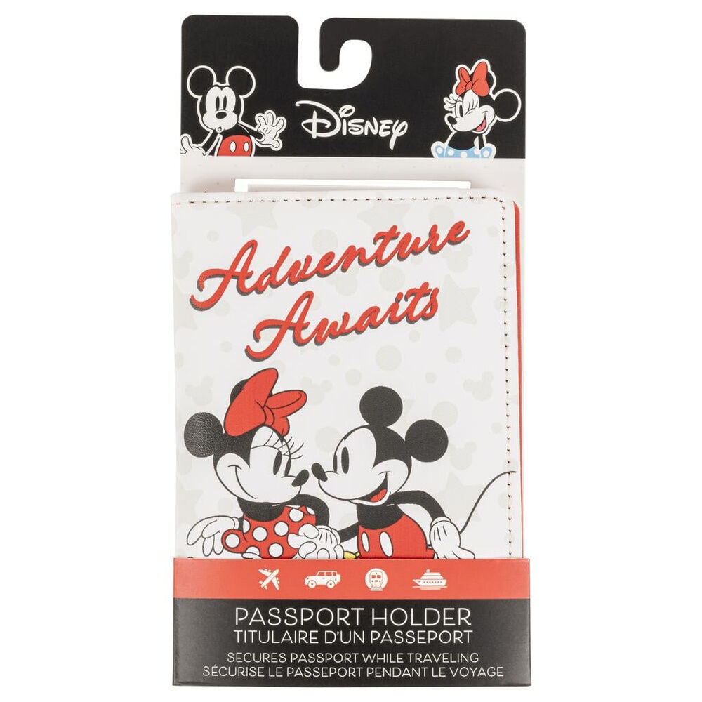 Portapasaportes Mickey & Minnie Disney