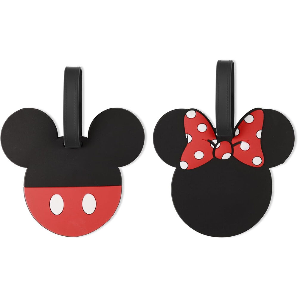 Set 2 Etiquetas de Equipaje Mickey & Minnie Disney