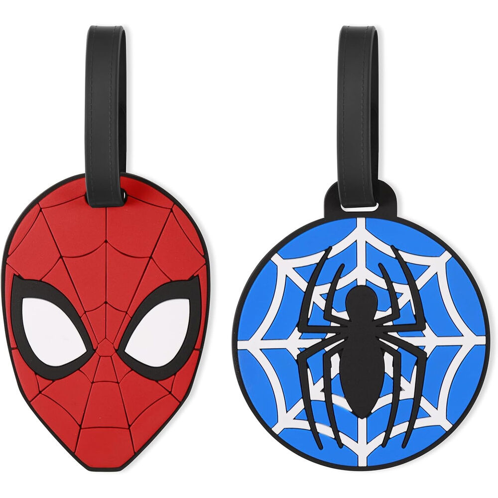 Set 2 Etiquetas de Equipaje Spiderman Marvel