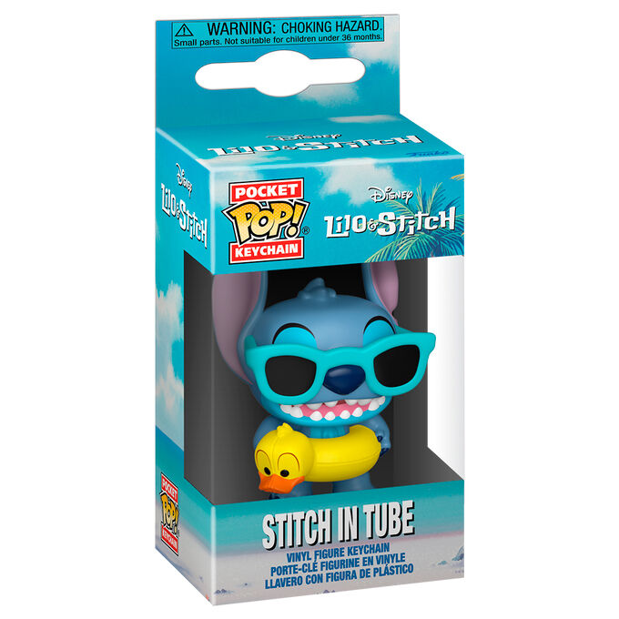 Llavero Pocket POP Disney Lilo & Stitch - Stitch in Tube