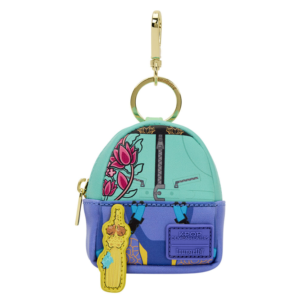 Llavero mini mochila KPop Demon Hunters Loungefly