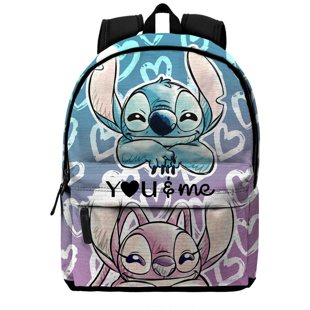Mochila Angel & Stitch Disney 44cm