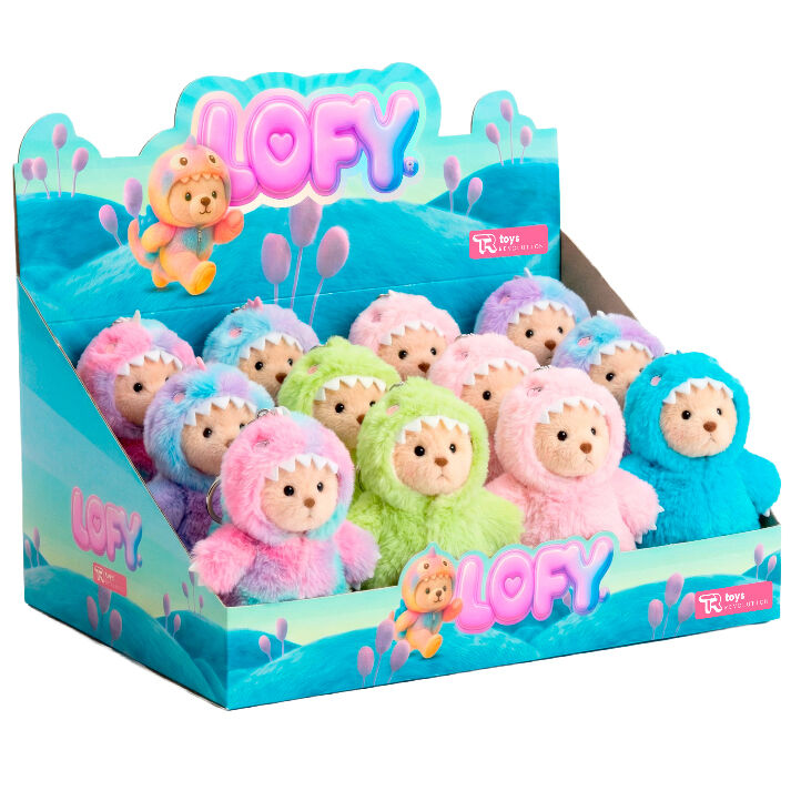 Muñeco llavero peluche Oso Lofy 17cm surtido