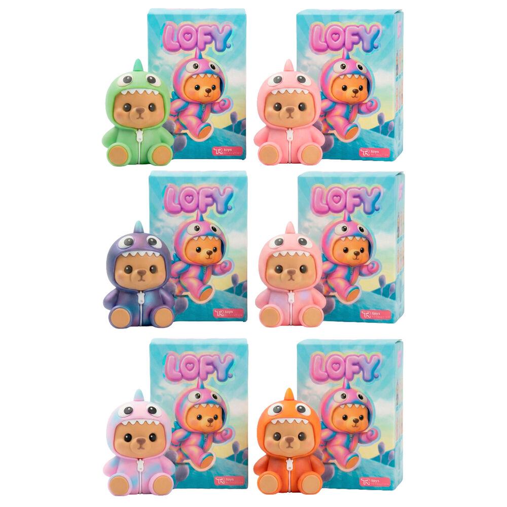 Muñeco sorpresa PVC Blind Box Oso Lofy 7cm surtido