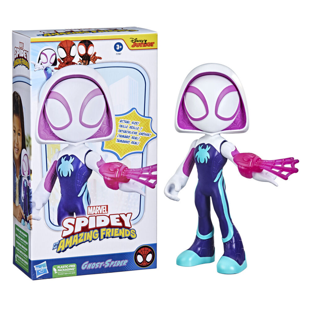 Figura Ghost Spider Spidey y Su Superequipo Marvel 22,5cm