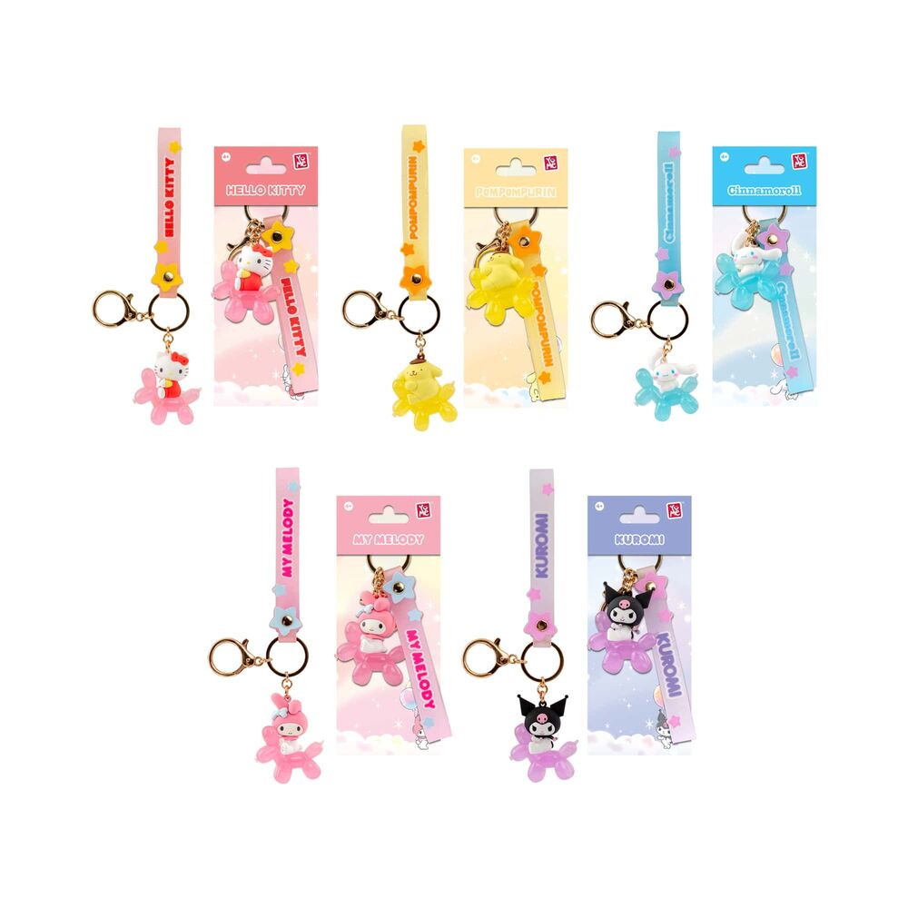 Llavero figura Balloon Hello Kitty and Friends 5cm surtido