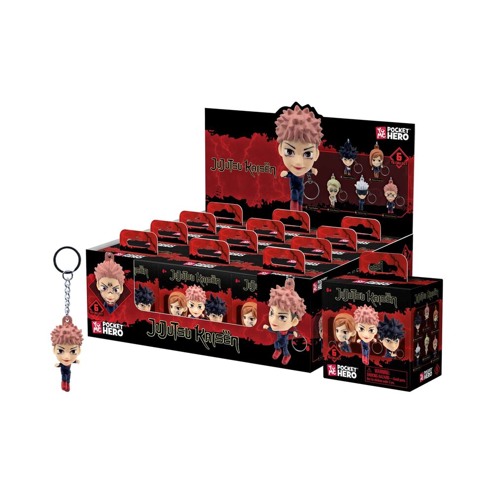 Llavero figura sorpresa Pocket Hero Jujutsu Kaisen 5,5cm surtido