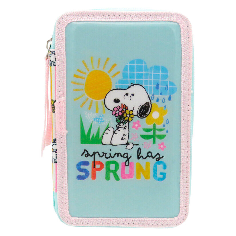 Plumier Snoopy Peanuts triple