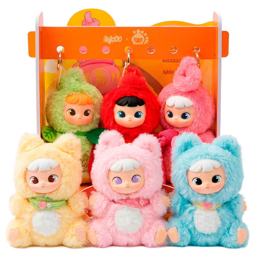 Muñeco llavero sorpresa Blind Box Hulu Fox Series Invited 18cm surtido