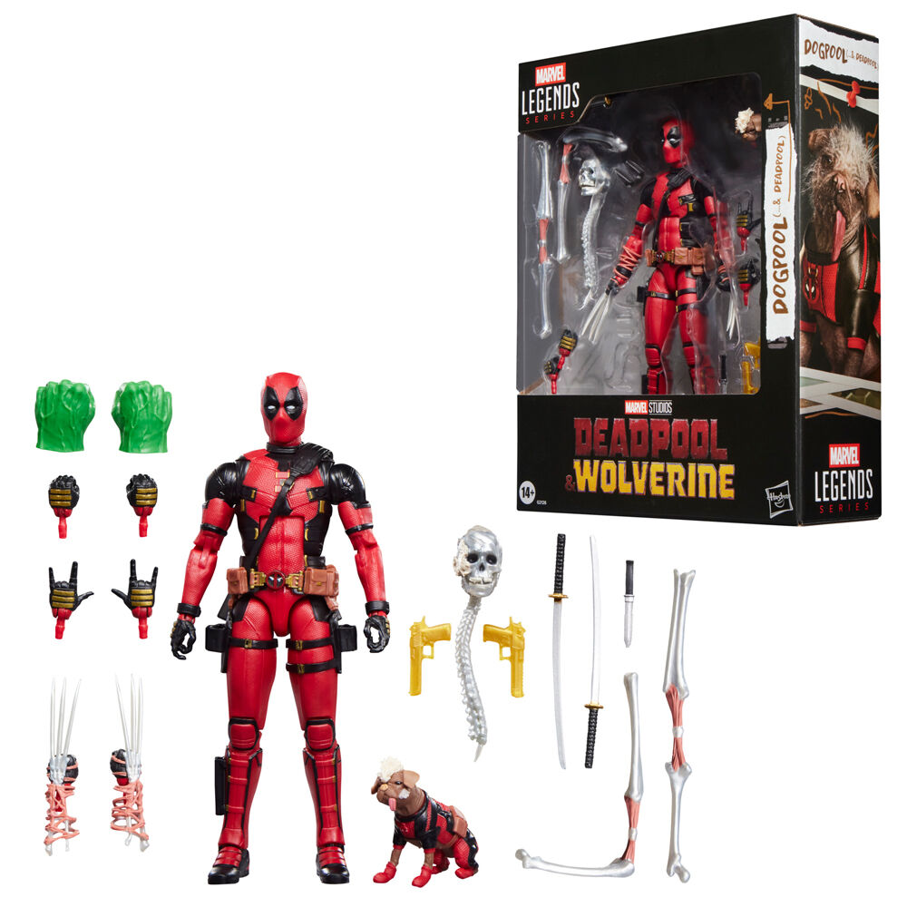 Figura Dogpool & Deadpool – Deadpool & Wolverine Marvel Legends Series 15cm