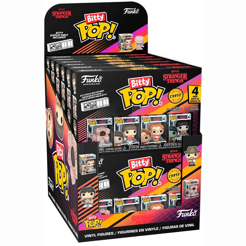 Blister 4 figuras Bitty POP Stranger Things surtido