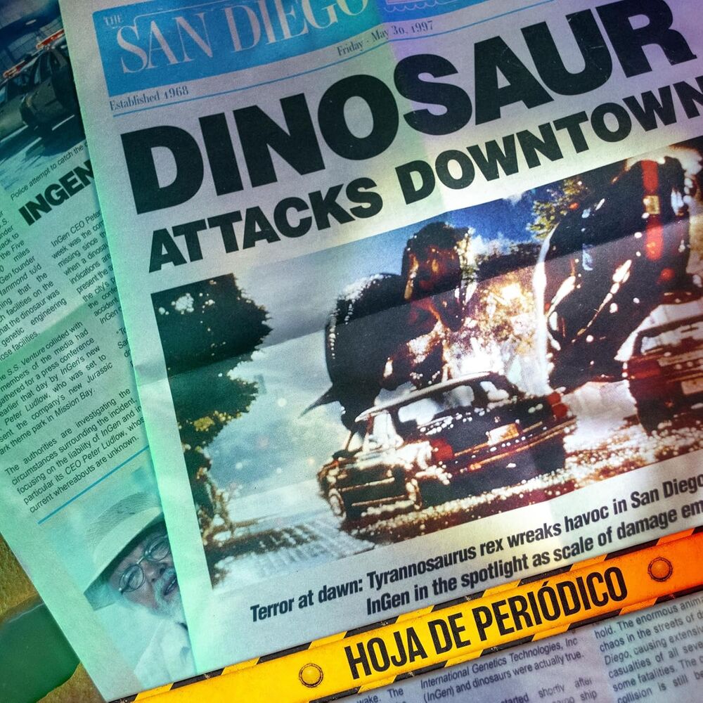 Caja metalica Los Recuerdos Perdidos Jurassic Park - Imagen 5