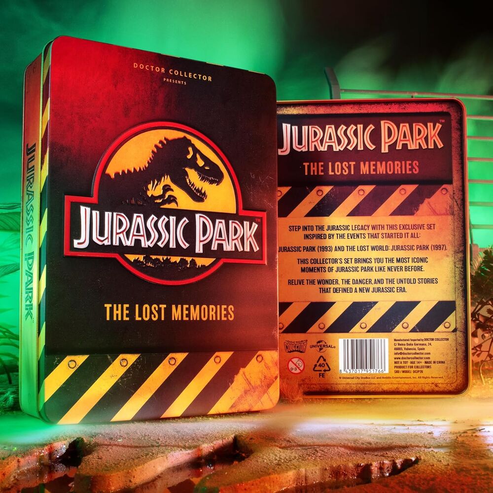 Caja metalica Los Recuerdos Perdidos Jurassic Park - Imagen 7