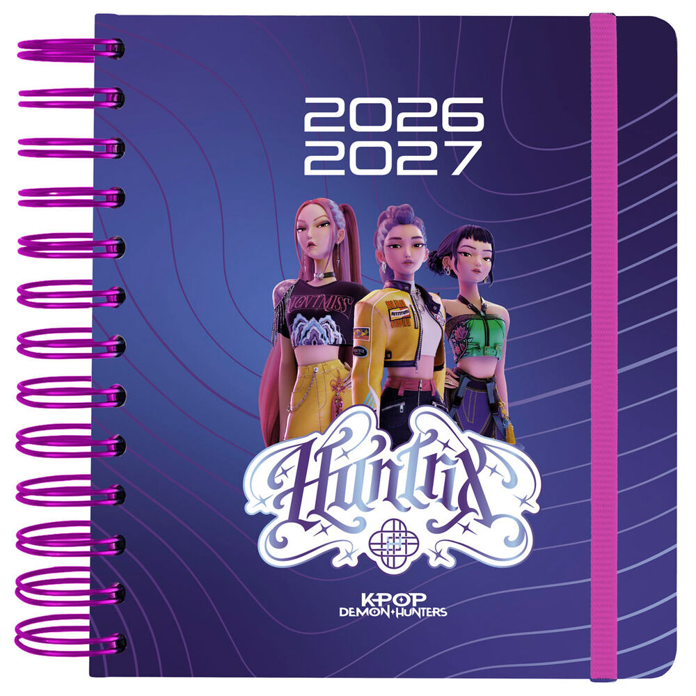 Agenda Escolar KPop Demon Hunters 2026/2027
