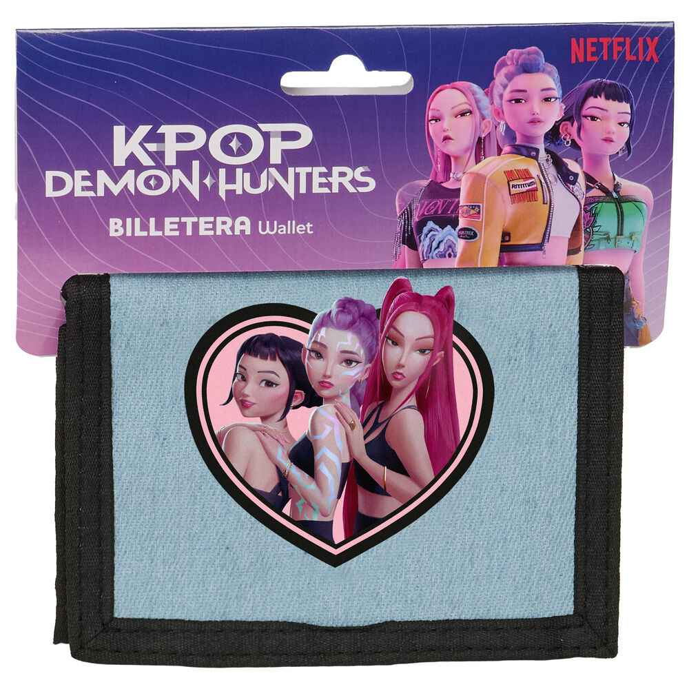 Billetera Huntrix Demon Hunters Kpop
