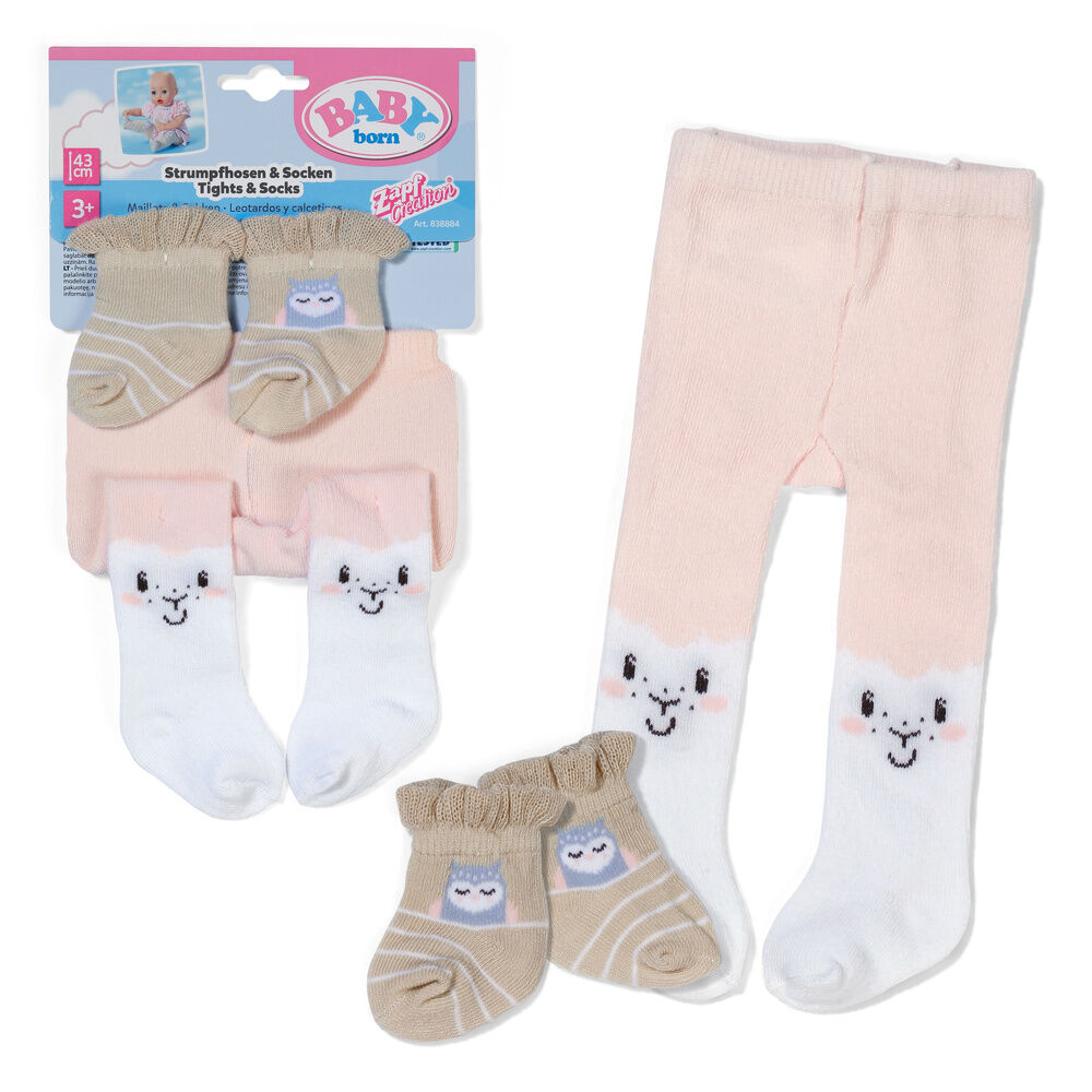 Pack 2 medias y calcetines Baby Born