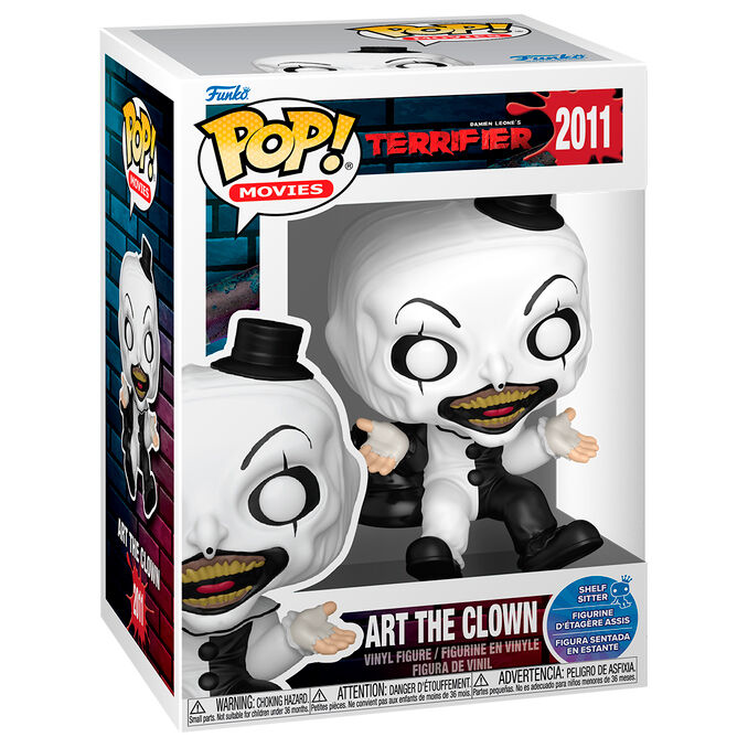 Figura POP Terrifier Art the Clown Shelf Sitter