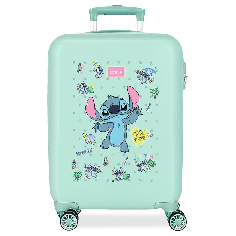 Maleta trolley ABS Little Destrution Stitch Disney 55cm