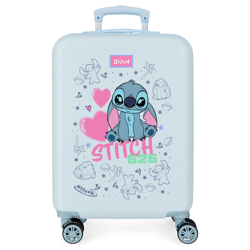 Maleta trolley ABS Hearts Stitch Disney 55cm