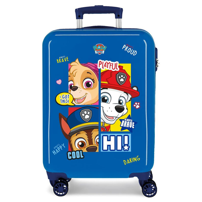 Maleta trolley ABS Be Happy Patrulla Canina Paw Patrol 55cm