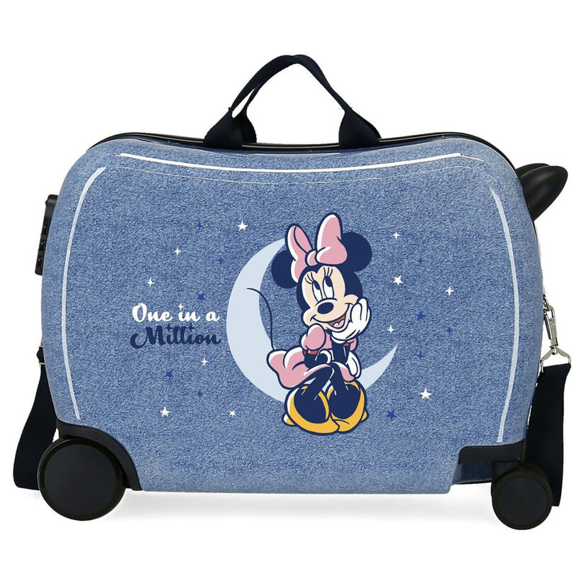 Maleta trolley ABS One In A Million Denim Minnie Disney 50cm