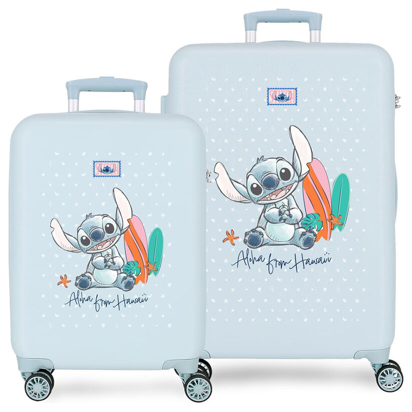 Set 2 maletas trolley ABS From Hawai Stitch Disney 55/65cm