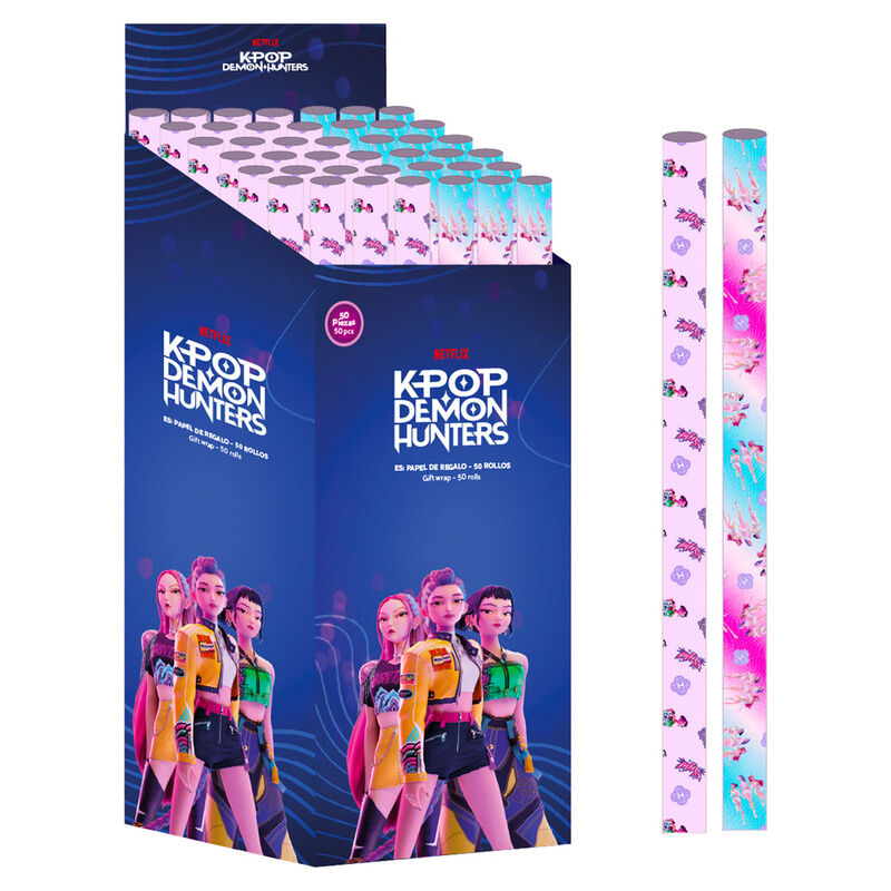 Papel de regalo Kpop Stationery Kpop Demon Hunters surtido