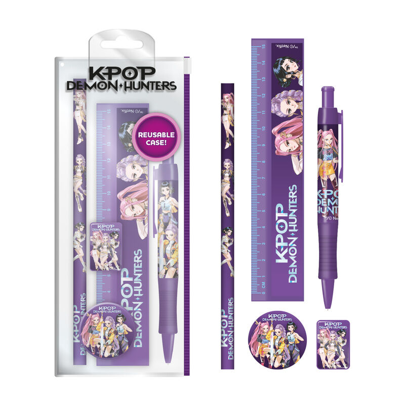Set papeleria KPop Demon Hunters